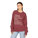 Leviticus 23 Moedim Crewneck Sweatshirt — Sabbath, Passover & Feasts Design - 34