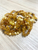 Jurate Pure Baltic Amber | Raw Light Mix Children's Necklace 10" - 2