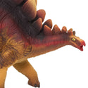 This Stegosaurus  features brilliant yellow and reds with black markings