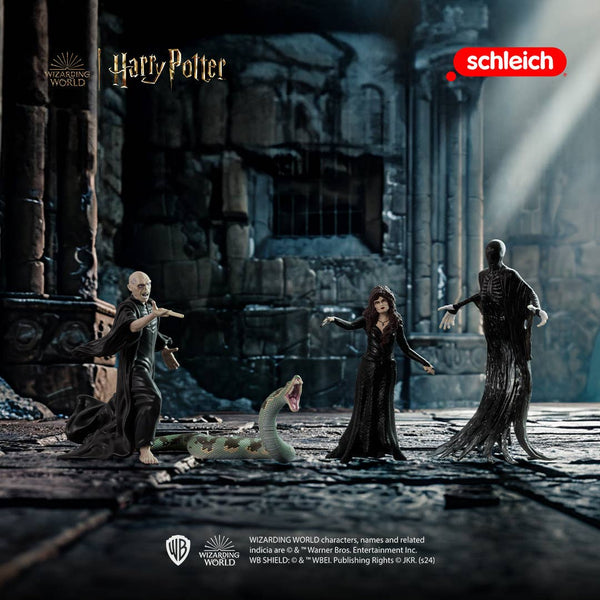 Schleich - Voldemort with Nagini & Bellatrix