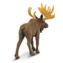 Complete with its massive antlers, thick coat, and humped back, this life-like moose toy figurine captures the spirit and majesty of this enormous animal.