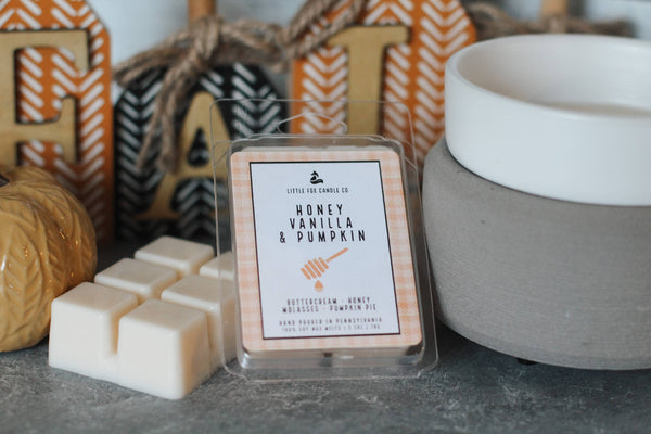 🎁 Little Fox Candle Co - Honey Vanilla & Pumpkin Wax Melt Bar (100% off)