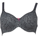 Anita | Basic Underwire Nursing Bra - Anthracite - 1