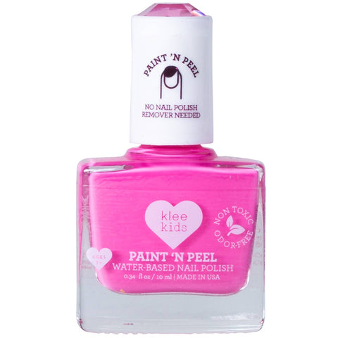 Natural Nail polish in glass bottle color of nail is pink