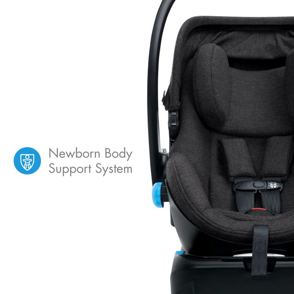 Front view of infant carseat