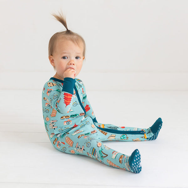 Posh Peanut Convertible One Piece ~ Around the World
