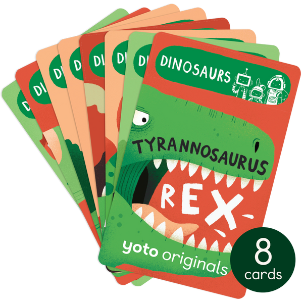 Set of 8 Dinosaurs Yoto Cards
