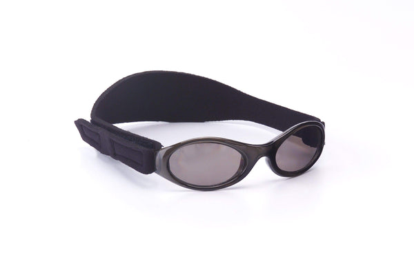 Black sunglasses with strap