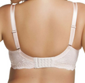 Back of bra. The band has a soft lace and 3/6 clasps