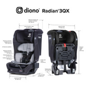 Diono Car Seat | Radian 3QX ~ Black Jet - 5
