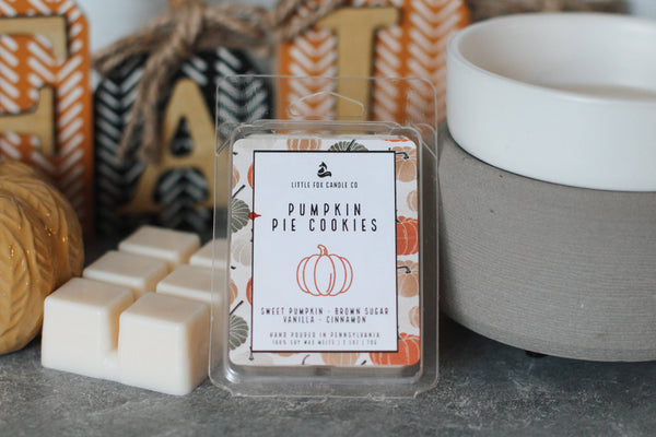 🎁 Little Fox Candle Co - Pumpkin Pie Cookies Wax Melt Bar (100% off)