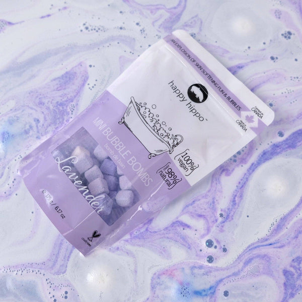 Happy Hippo Bath Co | Lavender Mini Bubble Bombs