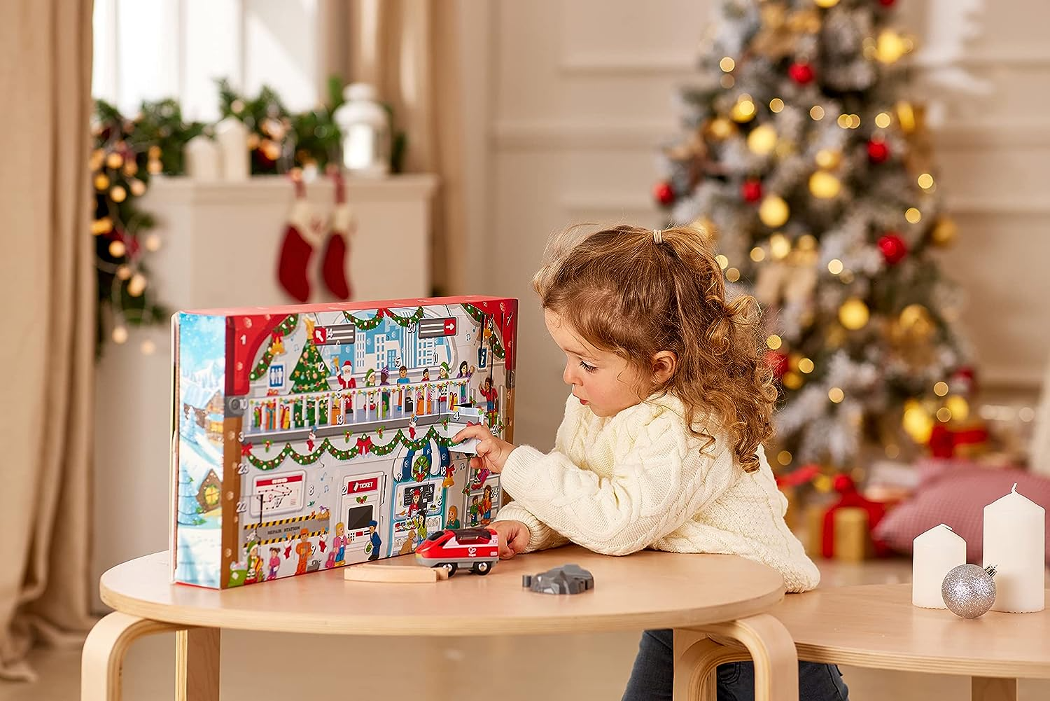 Hape Railway Advent Calendar Limited Edition Mom's Milk Boutique