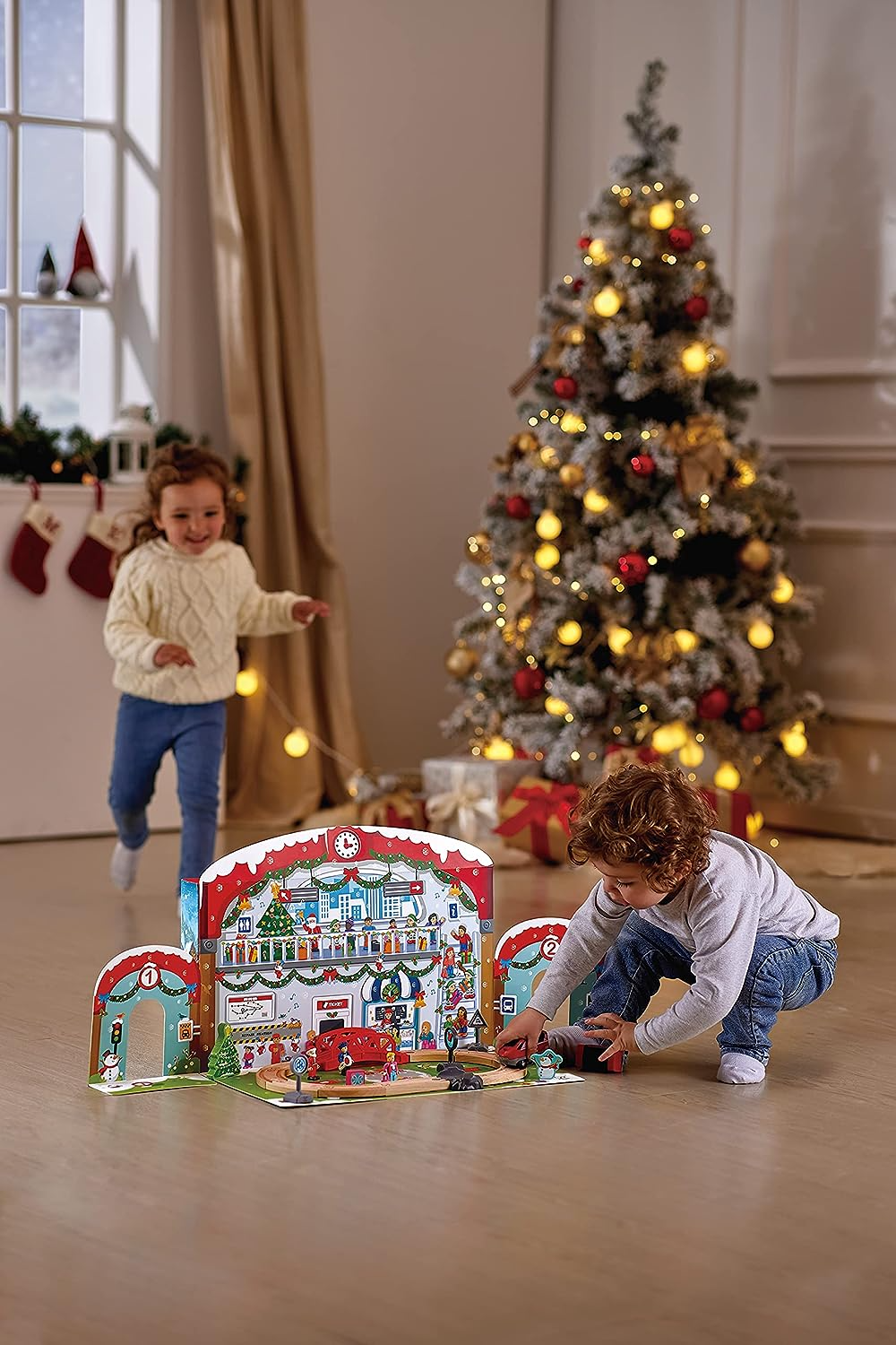 Hape Railway Advent Calendar Limited Edition Mom's Milk Boutique