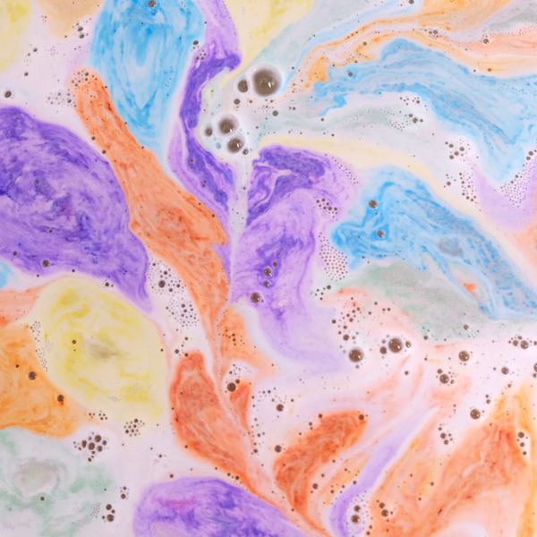 Happy Hippo Bath Co | Mini Bubble Bombs ~ Rainbow