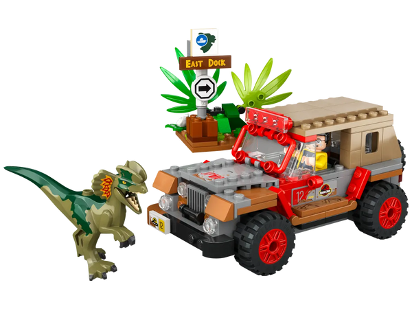 Lego | Jurassic Park 30th Anniversary ~ Dilophosaurus Ambush