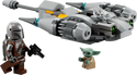 Lego starfighter, mandalorian, and baby yoda