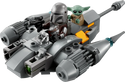 Lego starfighter, mandalorian, and baby yoda