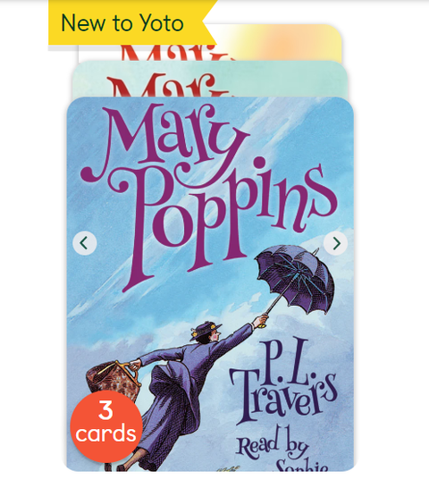 Yoto Card Packs ~ The Mary Poppins Collection