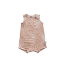 Bamboo Sleeves Romper Tie-dye Dusty Rose 6-12 mo - 1