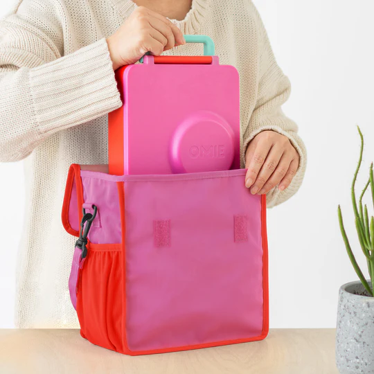 pink lunch bag