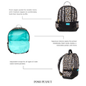 Posh Peanut Ruffled Backpack ~ Lana Leopard - 4