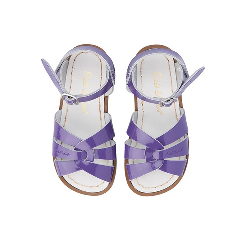 Salt Water Original Infant Sandal | Shiny Purple Size 5 - 0