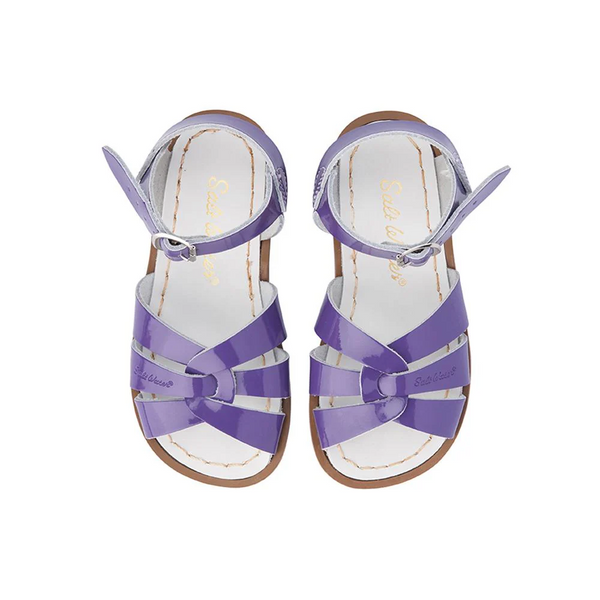 Salt Water Original Infant Sandal | Shiny Purple Size 5