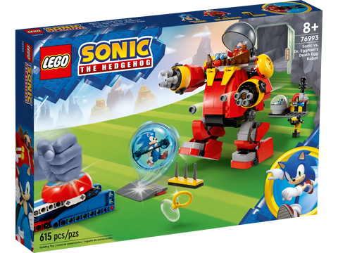 Lego Box picturing Sonic and dr Eggman in his death egg