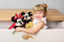 Steiff Minnie Mouse 12" plush toy with girl in drawer