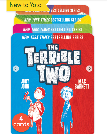 Yoto Terrible Two Collection Red and Blue card