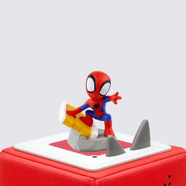 Tonies - Marvel: Spidey and His Amazing Friends on red toniebox