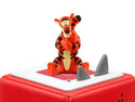 Tonies Disney Tigger sitting hugging his tail on red toniebox