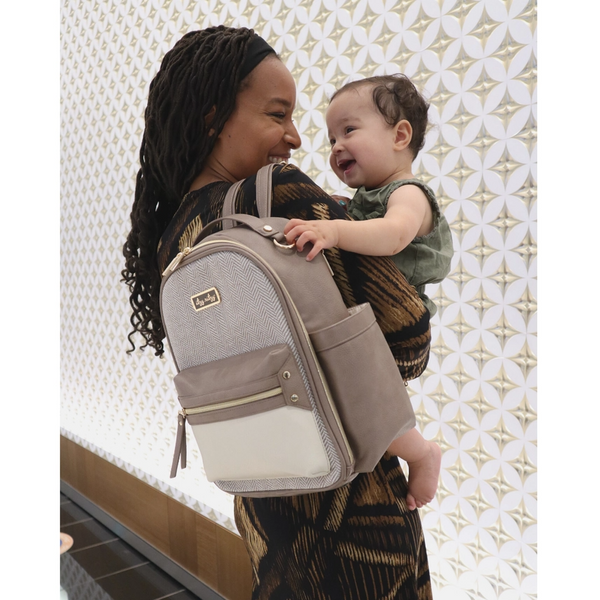 Itzy Ritzy - Vanilla Latte Mini Diaper Bag