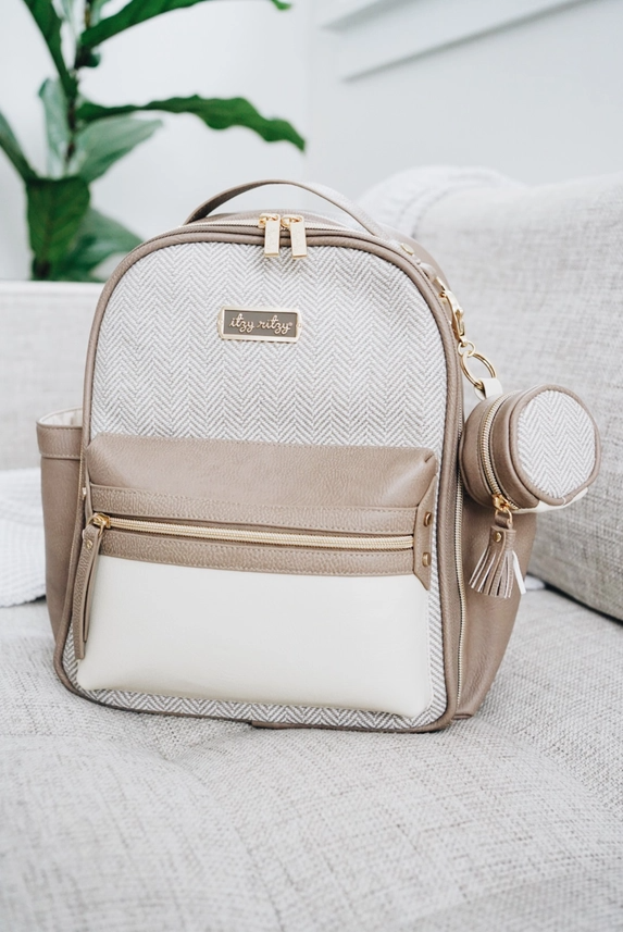 Itzy Ritzy - Vanilla Latte Mini Diaper Bag