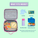 Pink lunch box with Mermaids