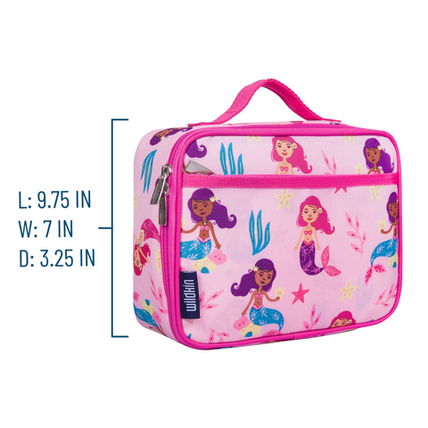 Pink lunch box with Mermaids