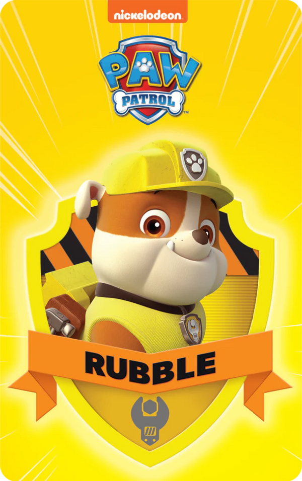 Paw Patrol Audio card with Rubble