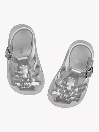 Sun-San Sailor | Silver (children's) Shoes Salt Water Sandals by Hoy Shoes   
