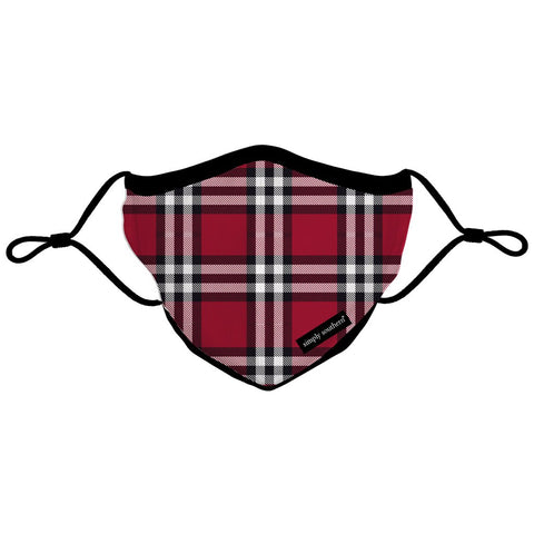 Simply Southern | Adjustable Strap Cotton Face Masks ~ Red Gingham Clothing Simply Southern   