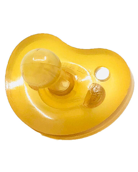 Zoë b Organic | Simply Rubber Pacifiers - Heart Shield Rounded Pacifier Zoë b Organic Medium (6-12 mo)  