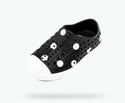Native Shoes | Jefferson Child Jiffy Black/ Shell White/ Shell Polka Dots Shoes Native Shoes   