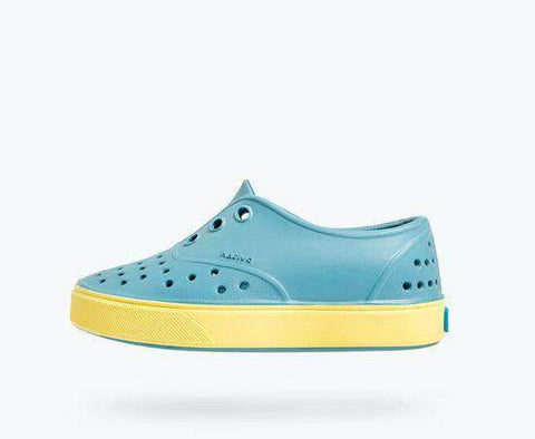 Native Shoes | Miles Child Fuji Blue / Gone Bananas Yellow Shoes Native Shoes   