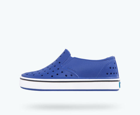Native Shoes | Miles Child Victoria Blue/ Shell White Shoes Native Shoes   