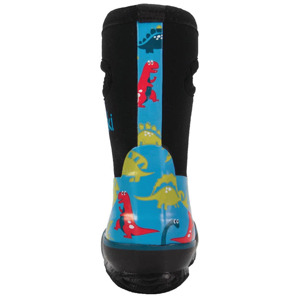 Oaki | Blue Dinosaurs Neoprene Rain/Snow Boots Shoes Oaki   