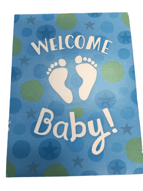 Peaceable Kingdom | Gift Enclosure (2⅜" x 3⅛" blank card) Gift Card Peaceable Kingdom Welcome Baby Boy  