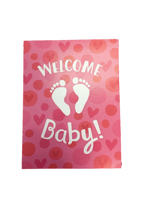 Peaceable Kingdom | Gift Enclosure (2⅜" x 3⅛" blank card) Gift Card Peaceable Kingdom Welcome Baby Girl  