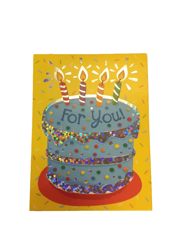 Peaceable Kingdom | Gift Enclosure (2⅜" x 3⅛" blank card) Gift Card Peaceable Kingdom For You! Birthday Cake  