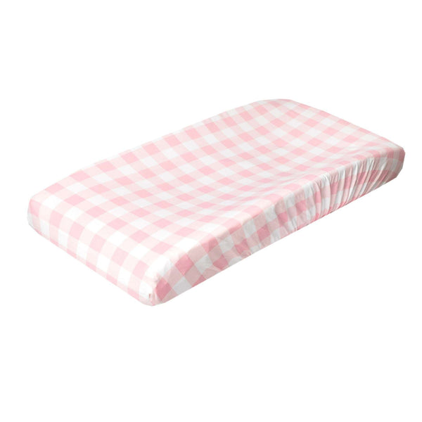 Copper Pearl | Premium Knit Diaper Changing Pad Cover ~ London Bedding Copper Pearl   