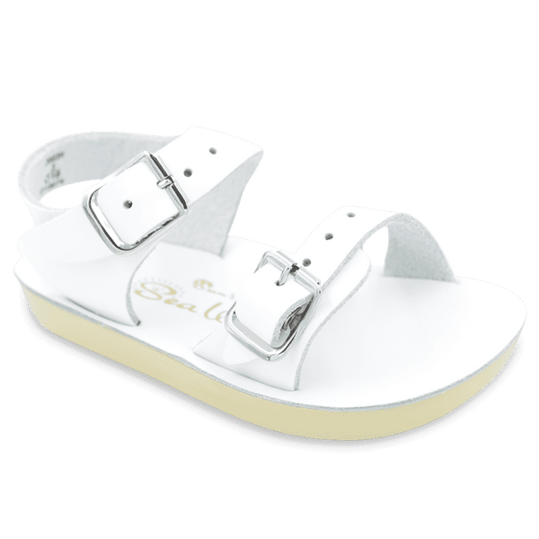 Sun-San Sea Wee | White (infant) Shoes Salt Water Sandals by Hoy Shoes   